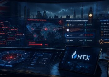HTX rota billeteras tras las sanciones británicas Según TRM Labs