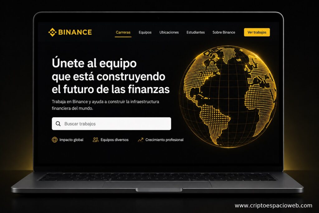 Proceso de selección para trabajar en Binance y solicitar empleos desde Binance Careers